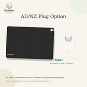 DealNest conductive grounding mat with AU/NZ Type I regional grounding plug
