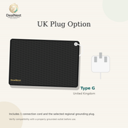 DealNest conductive grounding mat with UK Type G regional grounding plug